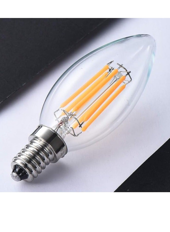 ESNCO E14 Led  Bulb 6W 2700K, Pack of 4 - Image 3