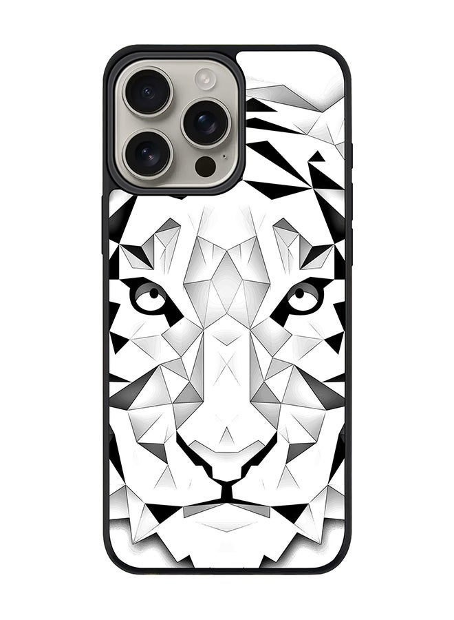 Stylizedd For iPhone 16 Pro Max Case [Compatible with MagSafe] Slim Magnetic cover Phone Case iPhone 16 Pro Max -Poly Tiger - Image 1