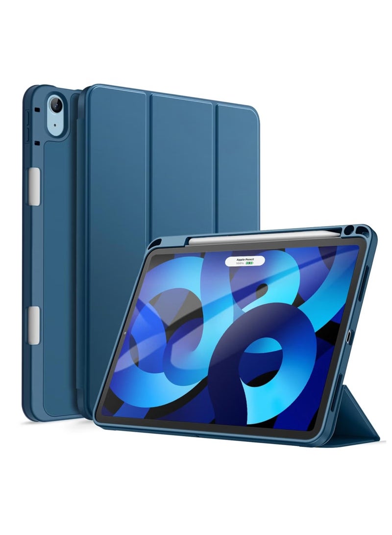 TIGER iPad Air 11-inch M2 2024 6th Generation Case with Pencil Holder, Silicone Magnetic Cover, Slim Tablet Protection for iPad Air 11-inch M2 6th Generation - Image 1