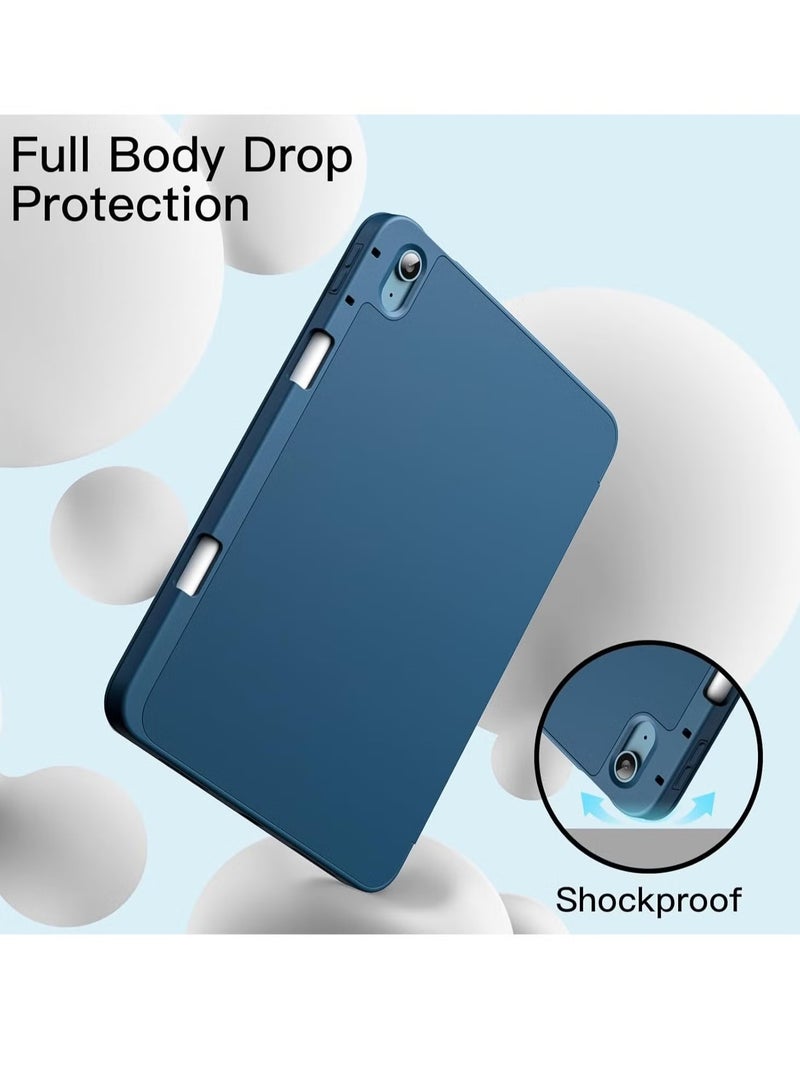 TIGER iPad Air 11-inch M2 2024 6th Generation Case with Pencil Holder, Silicone Magnetic Cover, Slim Tablet Protection for iPad Air 11-inch M2 6th Generation - Image 3