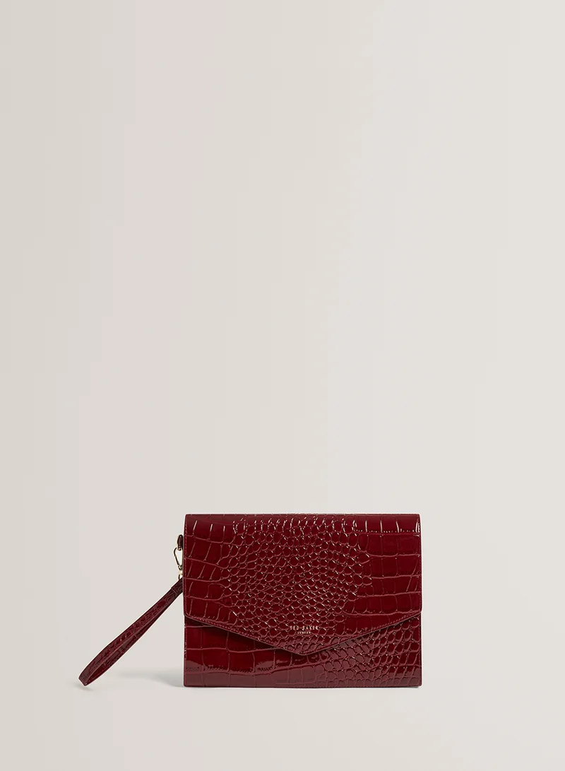 تيد بيكر Wesslie Croc Effect Wallet