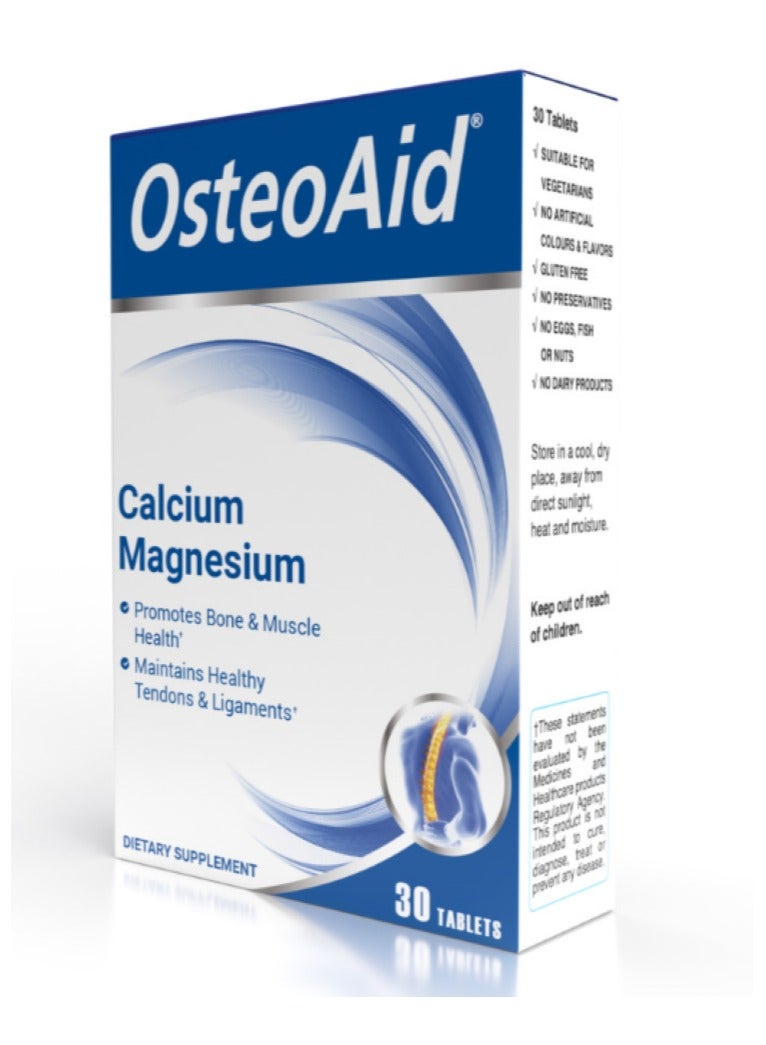 Osteoaid Original Calcium Magnesium 30 Tablets - Image 1