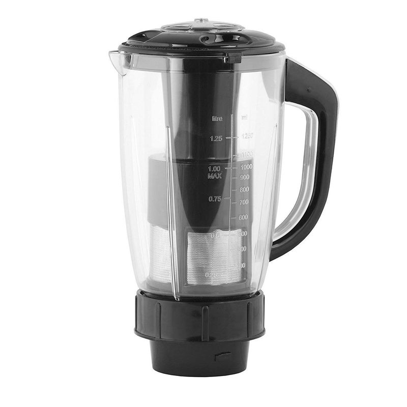 SUMIX Sumix Power EP21 Juicer Jar for Mixer Grinder Juicer Jar with Fruit Filter ABS Plastic Capacity 1500ML Plastic Black  - Image 1