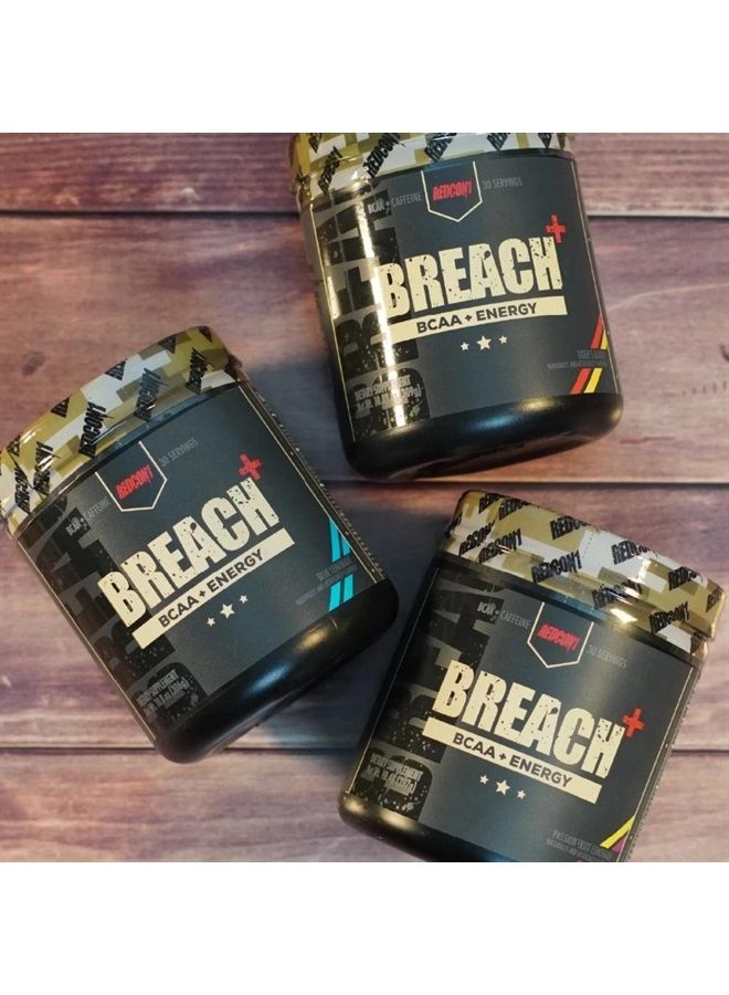 REDCON1 بريتش+ طاقة، فراولة كيوي - BCAA خالي من السكر مع 175 ملغ من الكافيين - يحتوي على 3 أحماض أمينية أساسية، L-ليوسين، L-إيزوليوسين و L-فالين - مسحوق BCAA (30 حصة) - Image 2