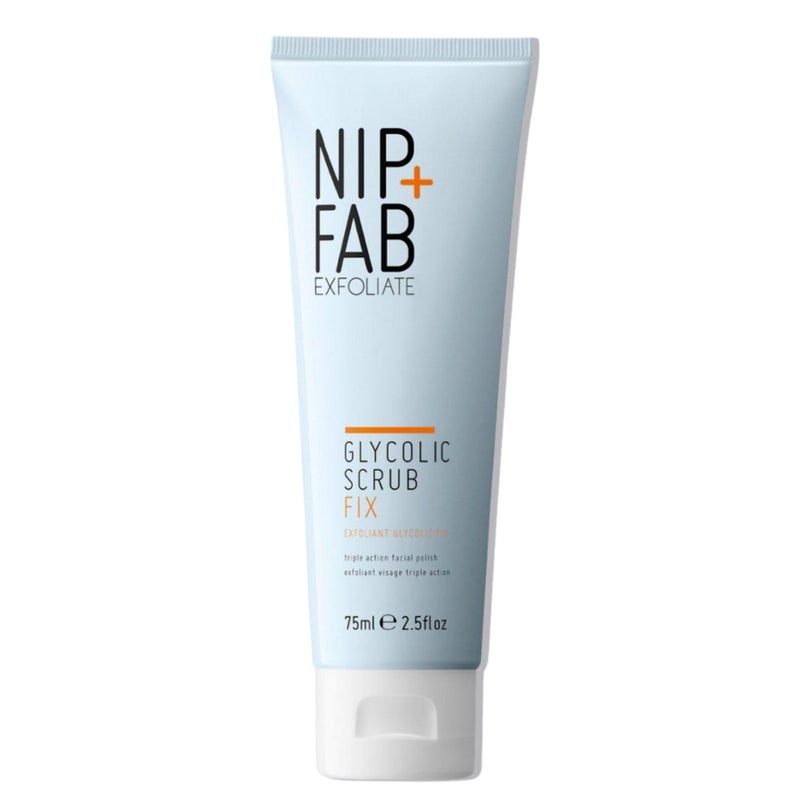NIP+FAB Nip + Fab Glycolic Acid Fix Face Scrub with Salicylic Acid, AHA/BHA Exfoliating Facial Cleanser Polish for Refining Pores Skin Brightening, 75 ml 2.5 fl oz - Image 1