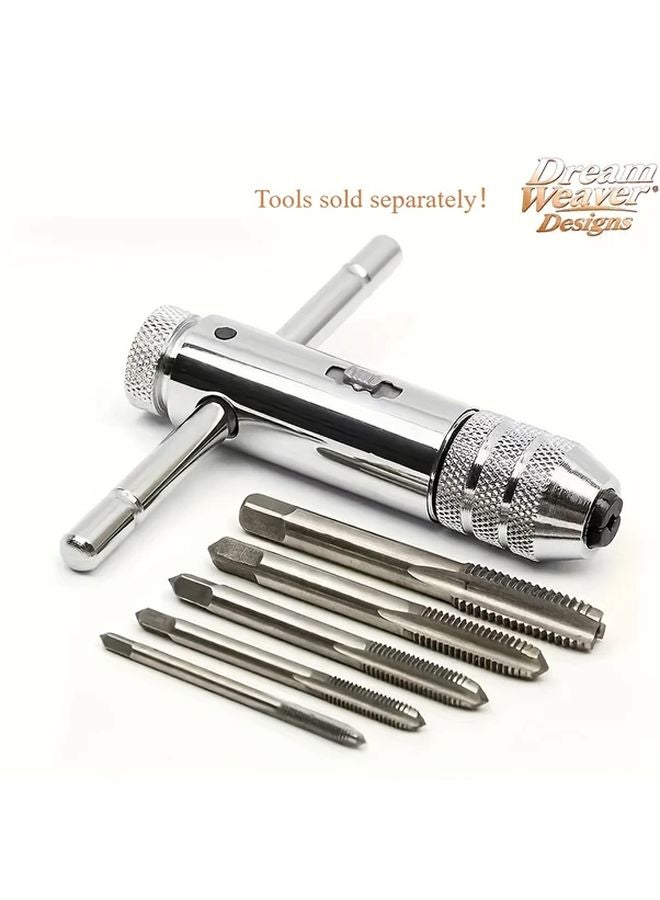 5Pcs M3 To M8 Precision Tap And Die Set Chrome Plated Stainless Steel Threading Kit - Image 3