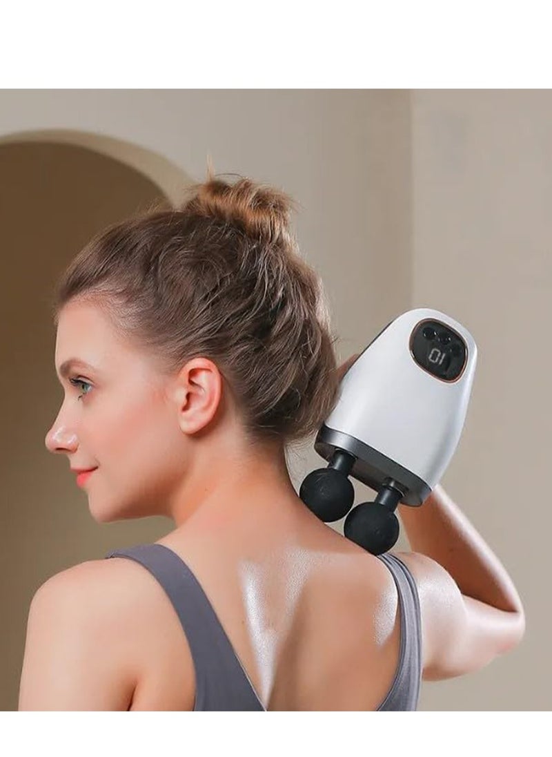Generic - Massage Gun, Massage Hand, With 2 Head and 10 Speed Levels, Long-Lasting Battery, Noiseless Operation, Sound-Off, Powerful Machine for Ultimate Relaxation SL-921 - Image 1