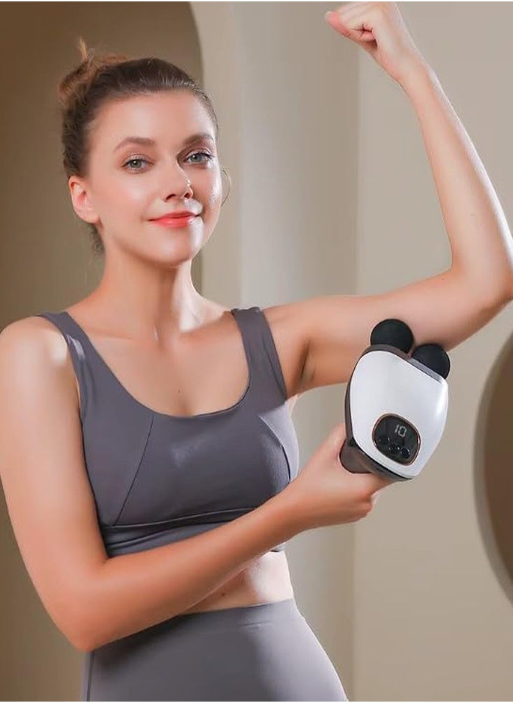 Generic - Massage Gun, Massage Hand, With 2 Head and 10 Speed Levels, Long-Lasting Battery, Noiseless Operation, Sound-Off, Powerful Machine for Ultimate Relaxation SL-921 - Image 1