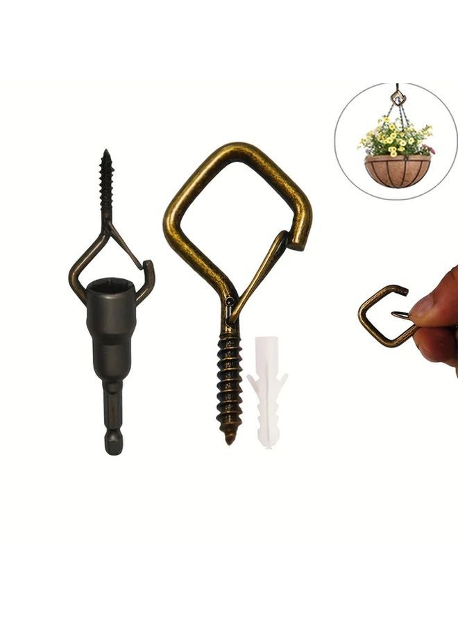 Antique Q Hook 120pcs Metal Hooks For Hanging Lights String Decorations Indoor Outdoor - Image 5