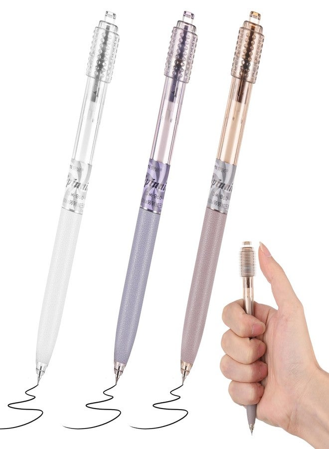 Andibro 3 Pcs Fidget Pens, 0.5mm Retractable Rotating Gel Pens Smooth Writing Pen Quick Dry Ballpoint Pen for Men Women School Office Home Supplies - Image 1