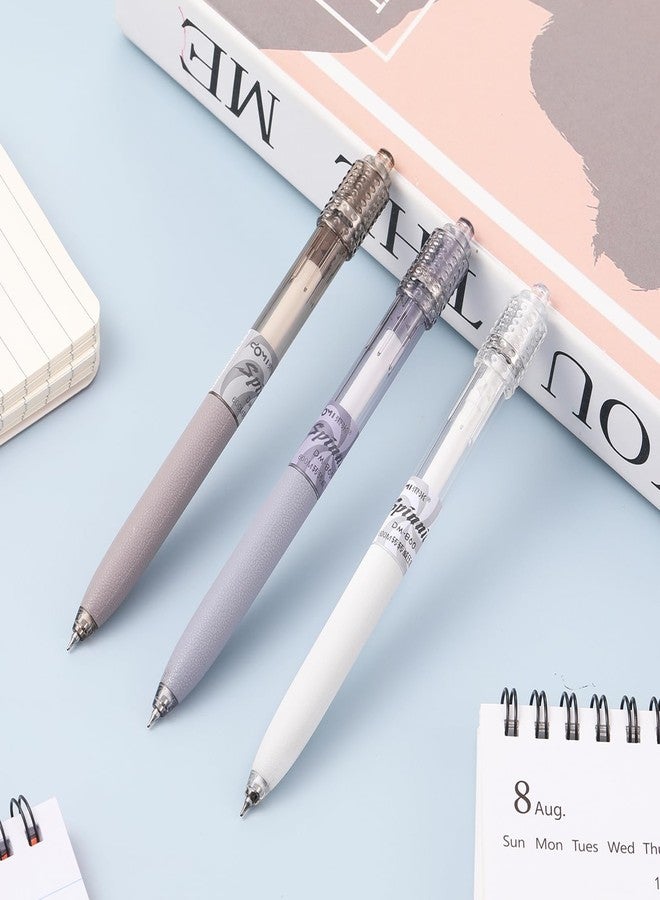Andibro 3 Pcs Fidget Pens, 0.5mm Retractable Rotating Gel Pens Smooth Writing Pen Quick Dry Ballpoint Pen for Men Women School Office Home Supplies - Image 5