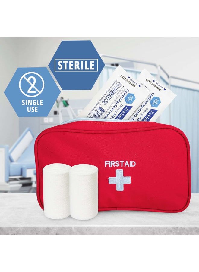 MED PRIDE Conforming Stretch Gauze Bandage 2" X 4.1 Yards, 12 Rolls | Sterile Latex Free Rolled Gauze | Non Adherent Gauze Rolls Wound Care  - Image 5