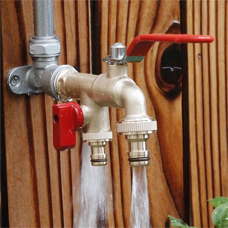 1 2 بوصة موصل خزان المياه 2 طريقة اقتران محول خرطوم حديقة ري صنبور صمام تركيب حنفية لون H - Image 4