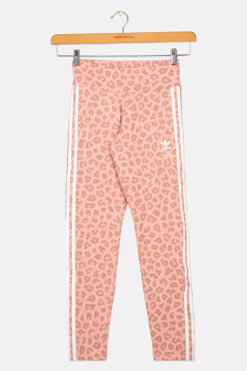 Kids Girl Sportswear Fit Animal Print Training Leggings, Pink