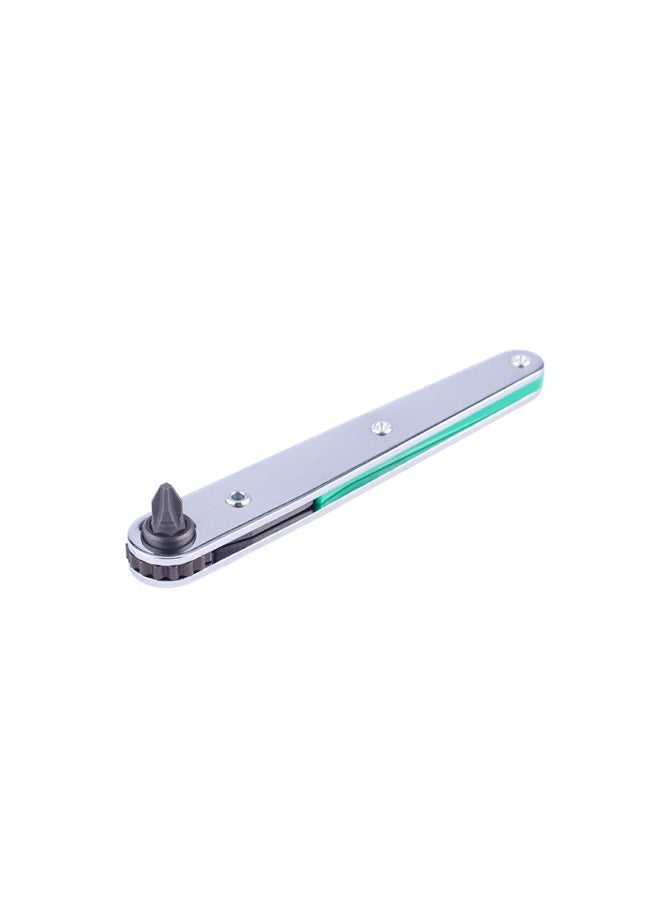 Anex No.425 Straight Ratchet Screwdriver, Extra Short Bit, Narrow Space Screwdriver - Image 1