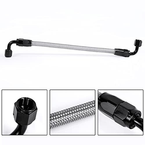 Endxedo Billet Fuel Rail Kit Fits LS LS1 LS2 LS3 LS6 Stock Intake Manifold Fuel Rail Kit with both Rails/Crossover Line 6AN+Hardware - Image 5