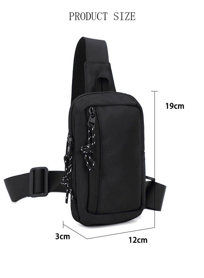 DUNISO Fashionable Sling Bag Crossbody Bag for Men Waterproof Sling Backpack Hiking Daypack Multipurpose Anti-theft Cross Body Chest Bag for Out door Sports  - Image 4