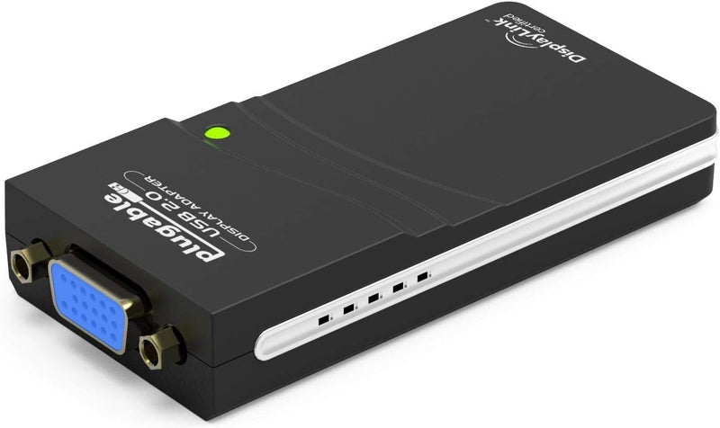 Plugable USB 2.0 to VGA Video Graphics Adapter for Multiple Monitors up to 1920x1080 Supports Windows 11,10, 8.1, 7, XP, Mac, and ChromeOS - Image 2