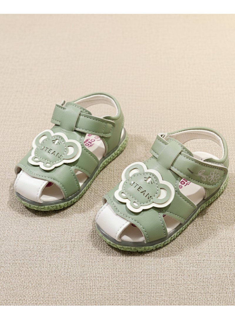 Toobaco Printed Children's Light-Up Sandals With Hook-And-Loop Closure - Image 2
