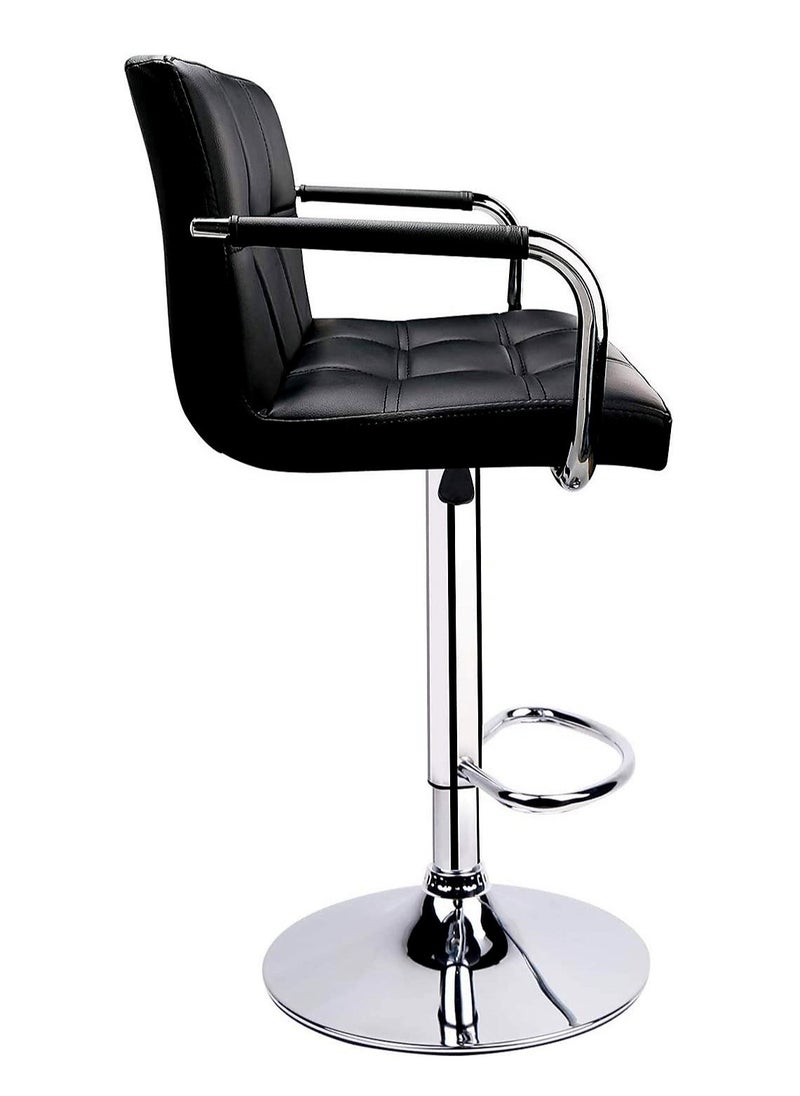 Living - SET OF 2 Modern Adjustable Counter Height Barstools - Image 1