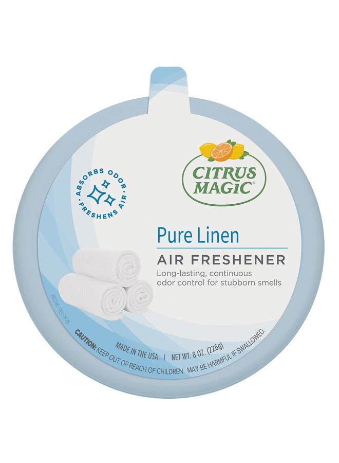 Citrus Magic معطر هواء صلب ماص للرائحة، لينن نقي، 8 أونصات، عبوة من 1 - Image 1
