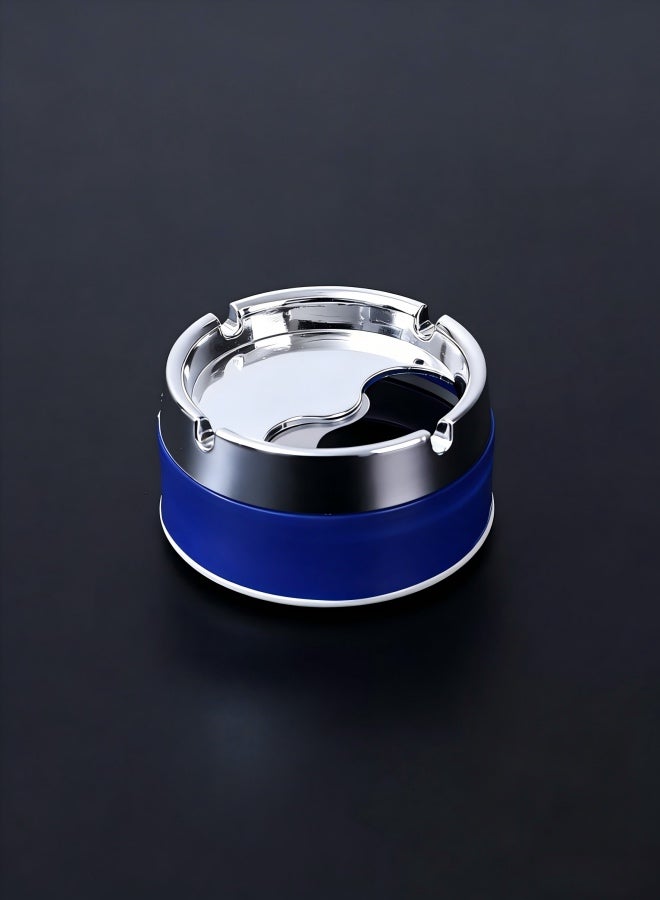 منافض سجائر بدون دخان للاستخدام الداخلي، منافض سجائر من الفولاذ المقاوم للصدأ للسيارة مع غطاء، منفضة سجائر محمولة مقاومة للرياح ومضادة للروائح للمدخنين، منفضة سجائر مكتبية للمكتب أو الفناء أو ديكور المنزل - Image 4