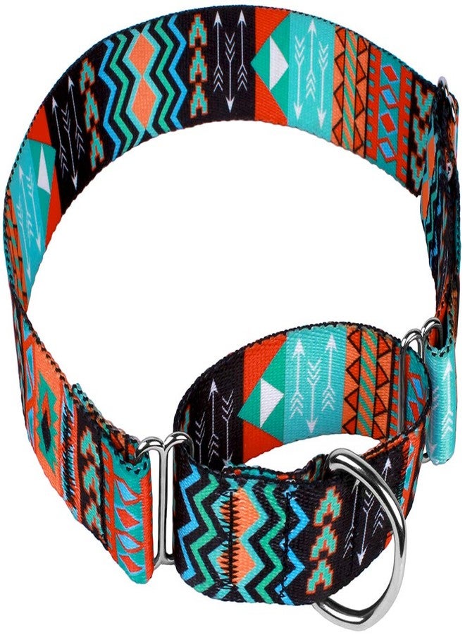 CollarDirect Martingale Dog Collar Nylon Safety Training Tribal Pattern Adjustable Heavy Duty Collars for Dogs Medium Large (Pattern 2, Extra Large, Neck Size 19"-24") - Image 3