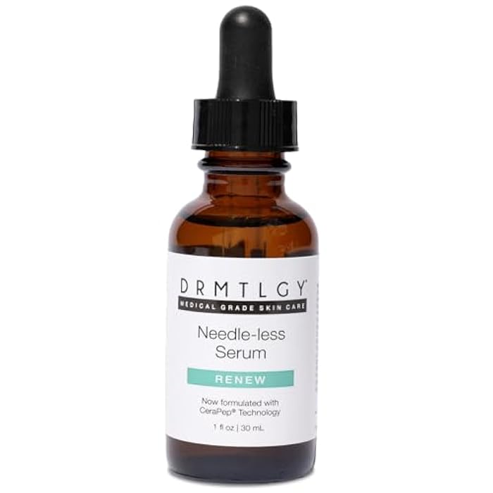 DRMTLGY Needle-less Serum - Anti-Aging Serum for Fine Lines & Wrinkles - Niacinamide with Potent Blend of Hyaluronic Acid, Peptides & Ceramides, 1 fl oz - Image 1