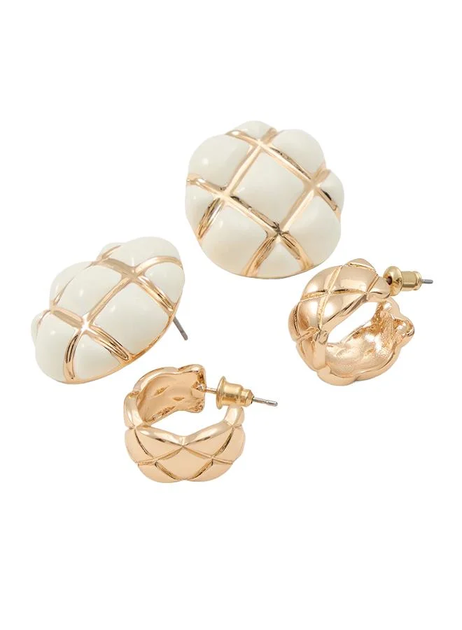 Jaelin Ladies Beige Earring