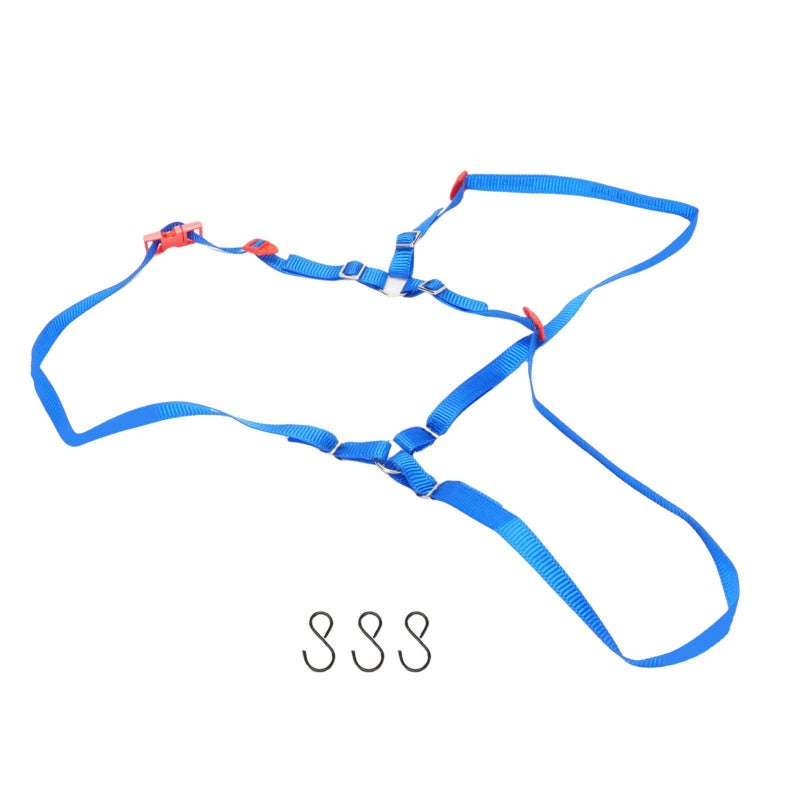 1/10 RC Spare Tire Strap Kit: Blue High Strength Nylon - Y Shaped Secure Design RC Car Strap for 1/10 Scale Off Road RC Crawlers - Image 1
