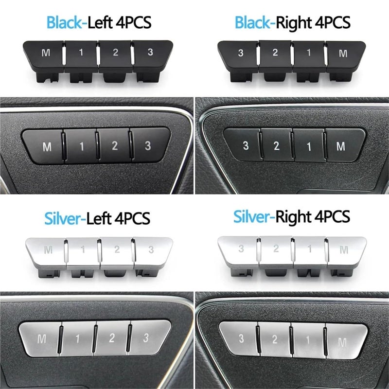 DEMULAX Car Seat Adjustment Switch Button Set - Image 4