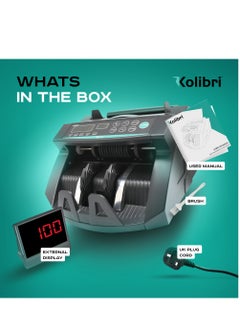 Kolibri Kolibri Rook UV(For any currency)Cash counting machine detector bill counter Rook International  - Image 2