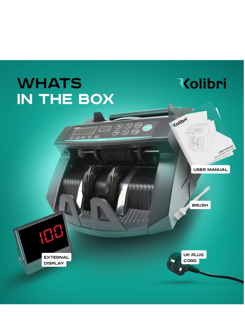 Kolibri - Kolibri Rook UV(For any currency)Cash counting machine detector bill counter Rook International - Image 1