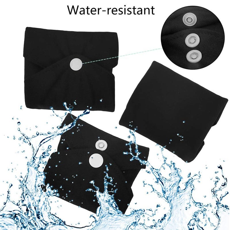 TopDirect Reusable Bamboo Sanitary Towels Pads, TopDirect 8 Pack Medium & Large (9.06" & 11.02") Heavy Flow Night Pads Washable Cloth Menstrual Pad with Wet Bag for Women - Image 5