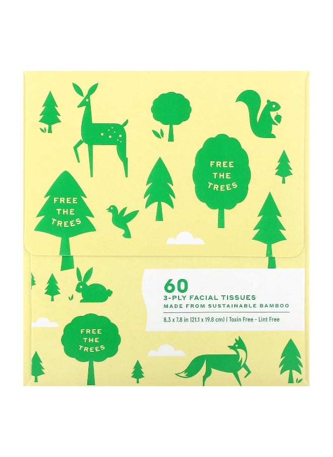 CABOO Caboo, Tree Free Facial Tissue, 60 Tissues  - Image 3