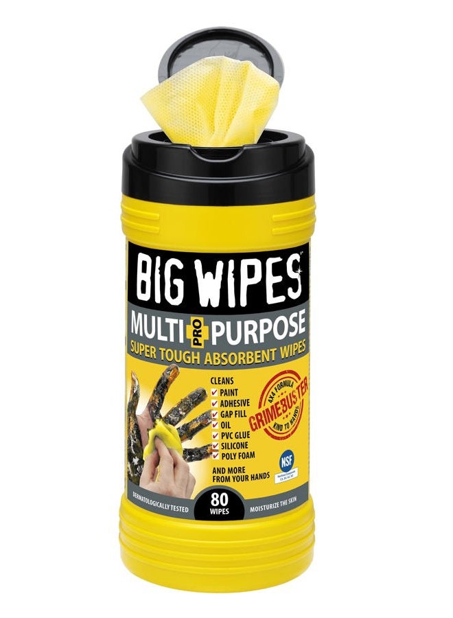 Big Wipes مناديل متعددة الاستخدامات - مناديل فائقة القوة وامتصاصية - Image 1