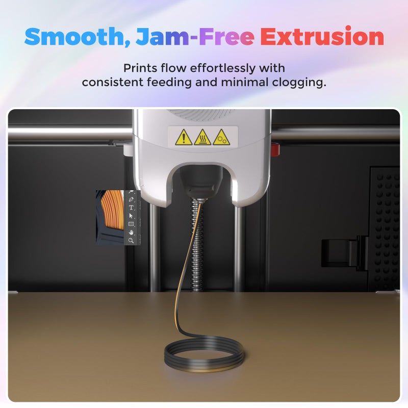 Flashforge 3D Printer Filament Silk PLA 1.75mm 1kg Spool-Dimensional Accuracy +/- 0.02mm (Silver) - Image 4