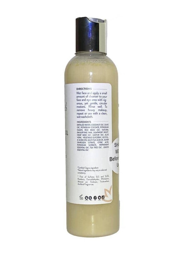 glimmer goddess GLIMMER GODDESS Organic Acne Face Wash, Cleanser with Salicylic Acid for Acne & Oily Skin, 8 oz  - Image 4