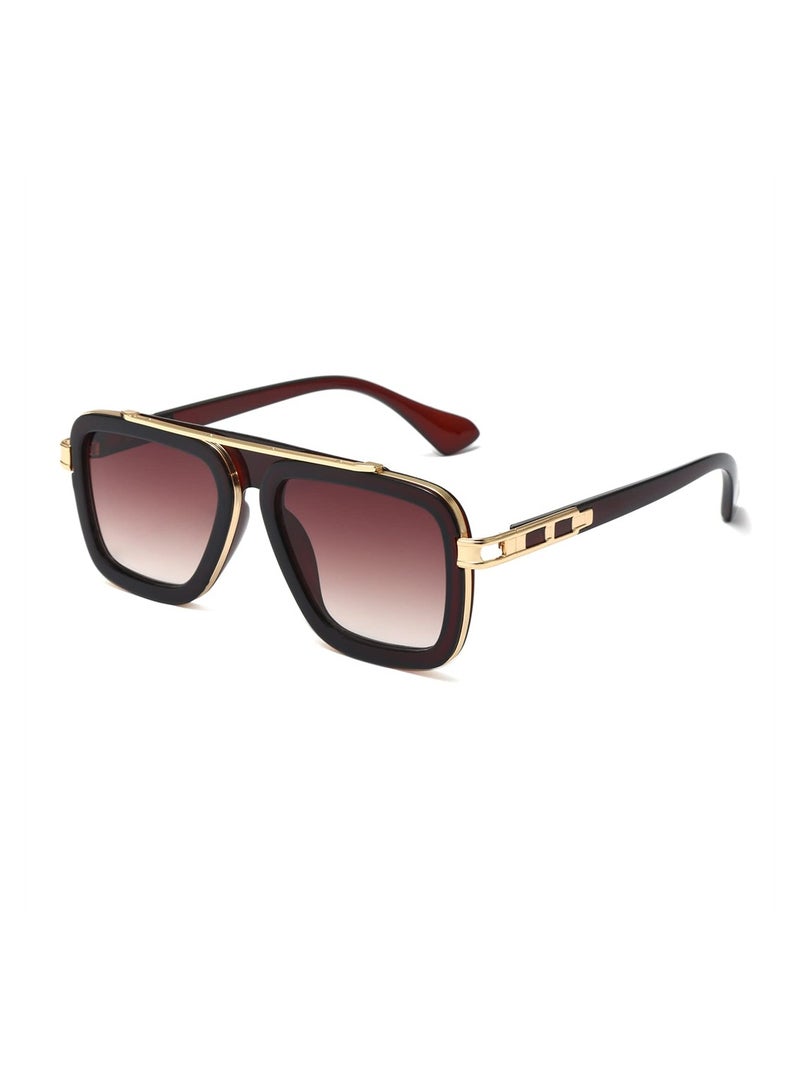 Stylish Retro Square Sunglasses with UV400 Protection for Men and Women Ideal for Driving and Fishing - Image 1