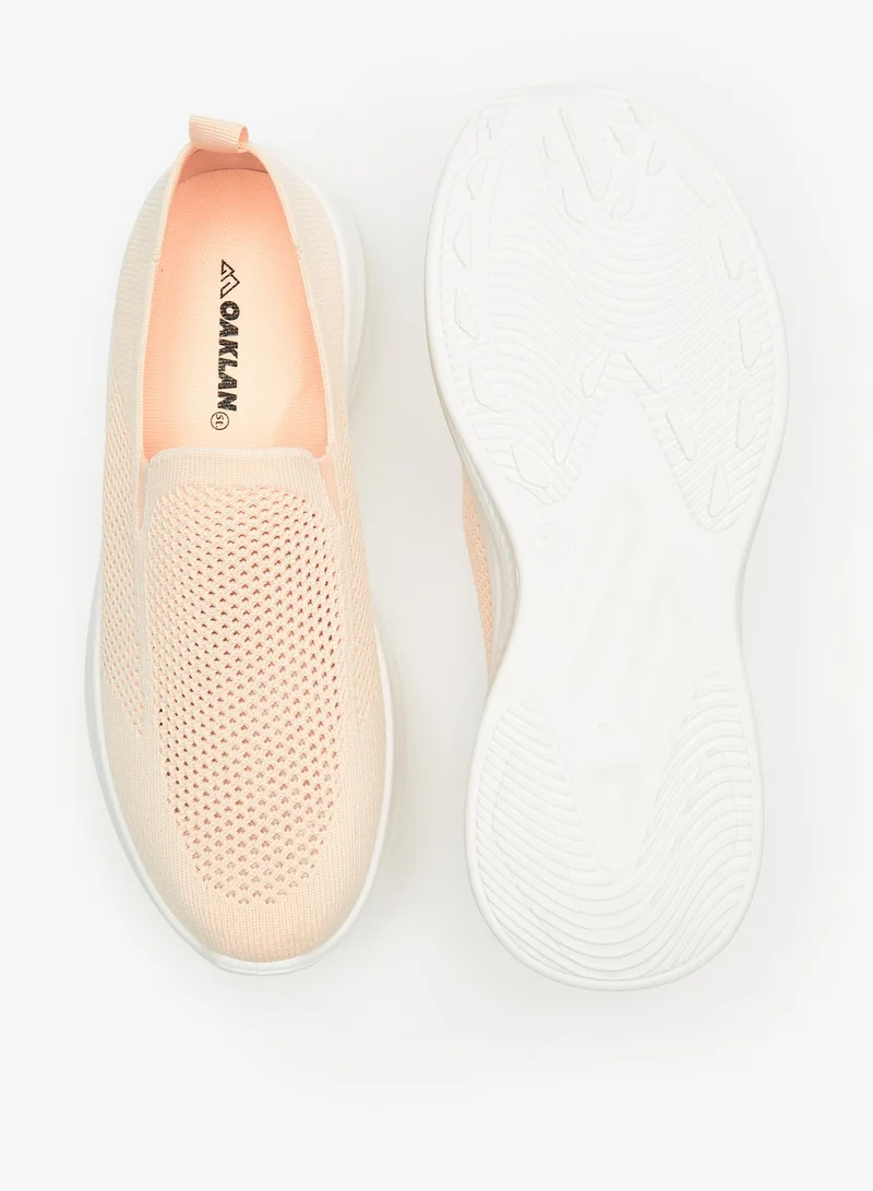 Oaklan by Shoexpress Womens OAKLAN Textured Slip-On Shoes with Pull Tabs