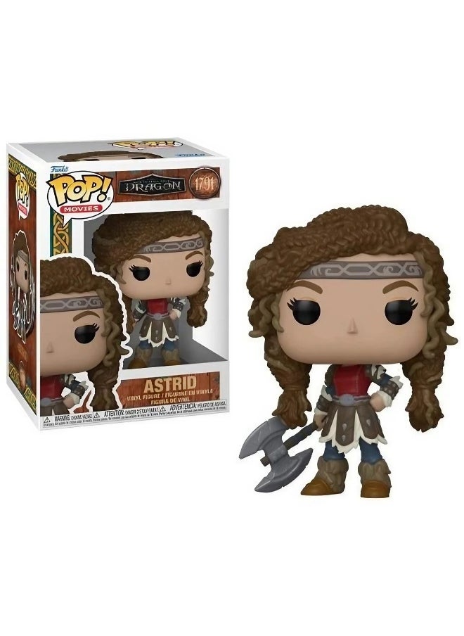 Funko Funko POP! Movies How to Train Your Dragon Astrid with Axe Vinyl Figure (10.1 cm)  - Image 2