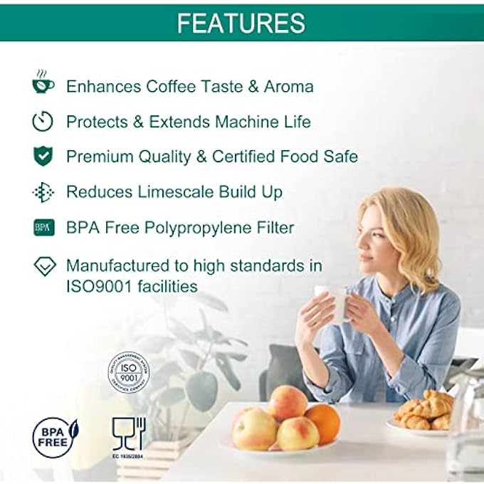 Spring Source فلتر تنقية المياه من هاوهيو، قطعتان، مع خاصية تذكير بالوقت، مصنوع من الكربون المنشط - Image 4