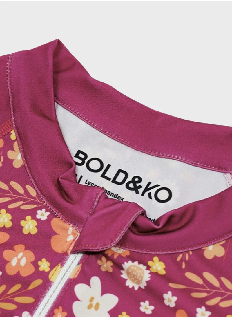 BOLD&KO Kids Printed Swimsuit