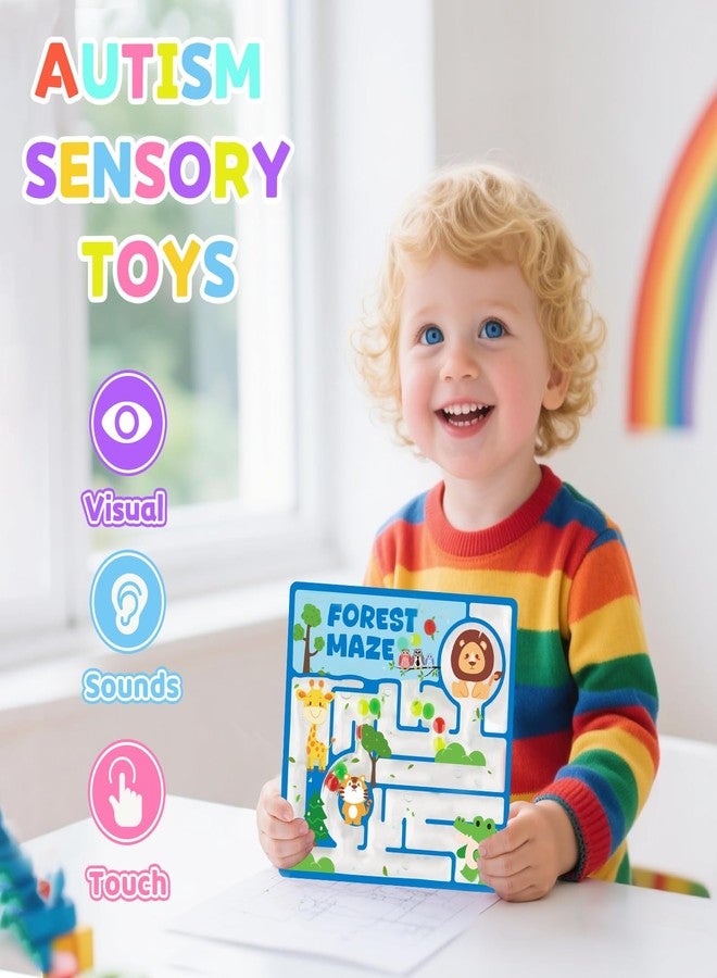 TMHAI Sensory Fidget Toy for Kids, Christmas Stocking Stuffers Toddler Squishy Maze for Autism ADHD Classroom Travel, Prizes for Kids Classroom - Image 4