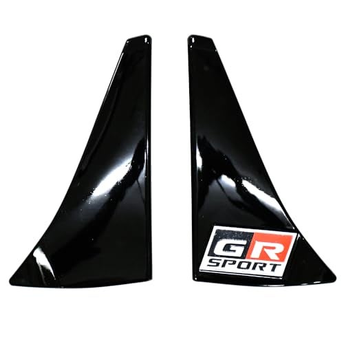 KMH Combo of Fog Lamp Covers + Lower Grill Sport Caps Black Compatible with Toyota Fortuner GR Sports | Car Accessories Set Stylish Exterior - Upgrade Set of 2, Black Finish - Image 3