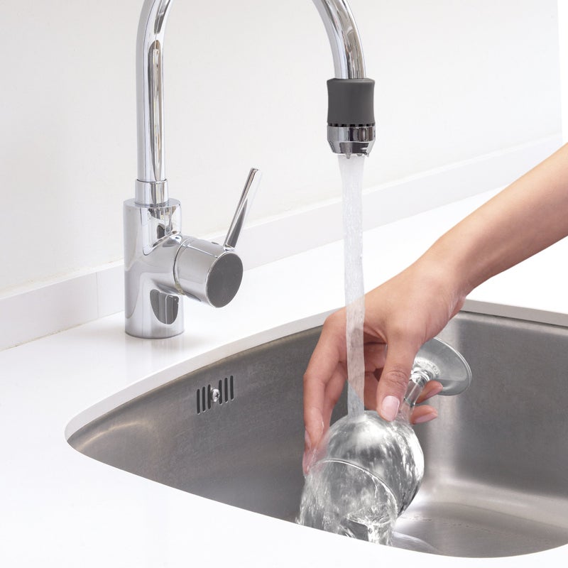 Rayen 0801.03 Tap Water Filter, Splash Free, 5 Filters, 5x3.3cm, Grey (Made in Spain) - Image 4