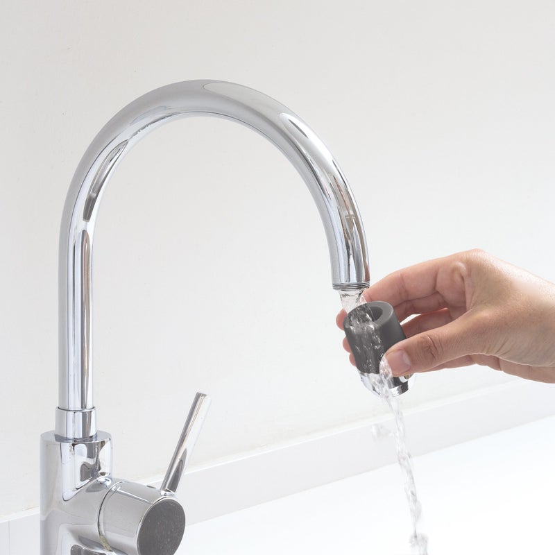 Rayen 0801.03 Tap Water Filter, Splash Free, 5 Filters, 5x3.3cm, Grey (Made in Spain) - Image 5
