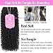 Rolisy Kinky Curly Clip in Hair Extensions Human Hair 14 Inch 3C 4A Kinky Curly Hair Extensions Clip Ins for Black Women Double Weft Real Brazilian Remy Human Hair 7 Pcs with 24 Clips,Natural Black - Image 3