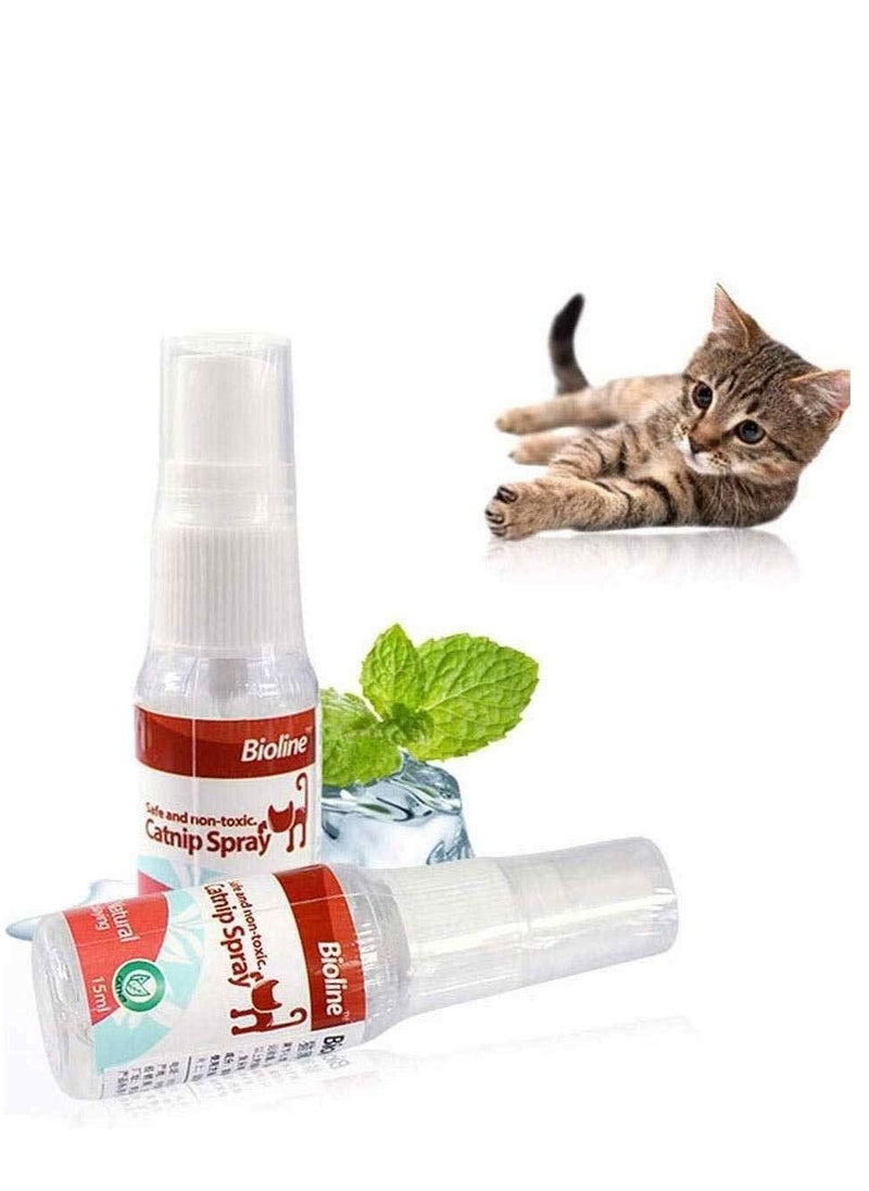 Natural Catnip Spray for Cats 2X15ml