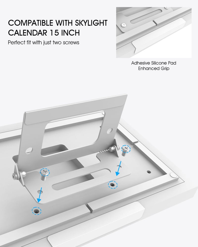 LANGZIHT Adjustable Stand for Skylight Calendar 15 Inch (Gen 1) â€“ Heavy-Duty Metal, Infinite Tilt Adjustment â€“ Premium Accessory (Not Compatible with 15 Inch Gen 2) - Image 2